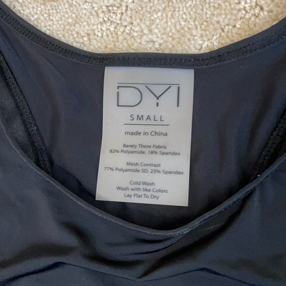 DYI Mesh Racerback Tank (black) - Picture 2 of 4